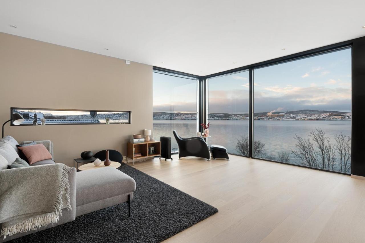 Ferienwohnung Oceanfront Penthouse Duplex Wamazing View! Tromsø Exterior foto